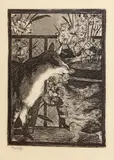 Edouard Manet, Le chat et les fleurs (G. 53; H. 65), 1869, Etching and aquatint on laid paper, Harris' third (final) state