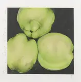 Quince, Sept 7 by Donald Sultan, 1988, Screenprint in colors on wove paper, sold Nov 2012