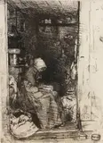 James Abbott McNeill Whistler, La Vieille au Loques, from Twelve Etchings from Nature Series (K. 21)