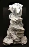 Mark Paron, Crinkle Buddha #3, 2003, vinyl and wood