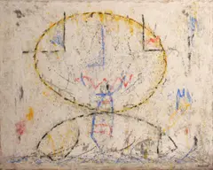 Pierre-Marie Brisson, Manger de cravate, mixed media on canvas