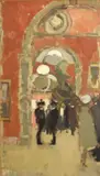 Bernard Dunstan, Royal Academy, Private View Day