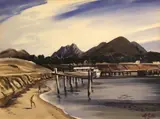Milford Zornes, At Morro Bay