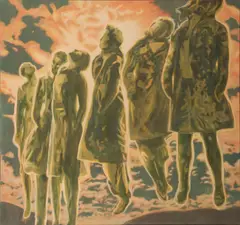Tim Stoner, The Dead, 2004, oil on linen