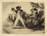 Francisco De Goya, Fuerte Cosa es!, Pl. 31, from Los Desastres de la Guerra (D.  150; H.  175), 1810–20, Etching, aquatint and drypoint on Guarro laid paper, the fifth state (of 7)