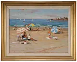 Wayne Beam Morrell, Sunbathers on a Beach