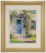 Wayne Beam Morrell, Blue Door with Wisteria