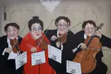 The Throbgoblin Quartet by John Schwatschke, Oil on canvas, sold Mar 2023