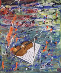 David Murphy, Violin, Acrylic