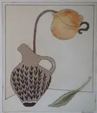 Gay O'Neill, Authurium Lily, Etching with acquatint