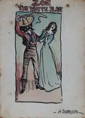 Jack Butler Yeats, Zoe, - THE WHITE SLAVE Watercolour