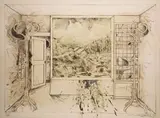 Micheal Farrell, L'Autre Savoir, 1983 Lithograph