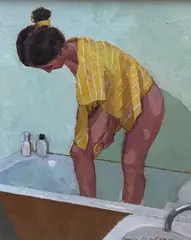 James McKeown, The Towel, Oil on board