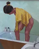 James McKeown, The Towel, Oil on board