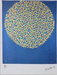 Card by Patrick Scott, Reproduction print, sold Jan 2023