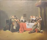 Palomedes, The Merry Revellers, Oil on canvas