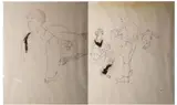 Piet Sluis, Studies (A Pair), Ink