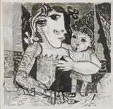 Nevill Johnson, Picasso Drawing