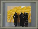 Robert Ballagh, People And A Van Der Grijn, Mixed media box