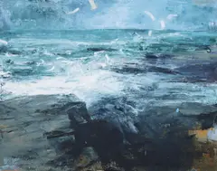 Donald Teskey, Ocean Frequency I, Oil on canvas
