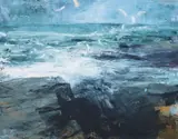 Donald Teskey, Ocean Frequency I, Oil on canvas