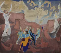 Patrick Pye, The Ascension, Iii, Tempera on panel