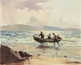 Evening, Kerry Coast by Maurice Canning Wilks, Oil on canvas, sold Nov 2022