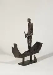 The Boatman by John Behan, Bronze, sold Nov 2022