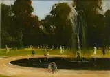 Hyde Park by James Humbert Craig, Oil on canvas, sold Nov 2022