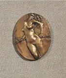 Jack Coughlin, Figure Turning, Bronze Bas-Relief