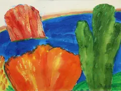 Westport River by William Crozier, Watercolour, sold Nov 2022