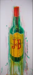Neil Shawcross, Jb Bottle, Oil on canvas