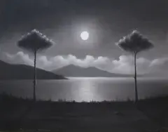 Paul Wilson, The Mystery Of Moonlight, Acrylic