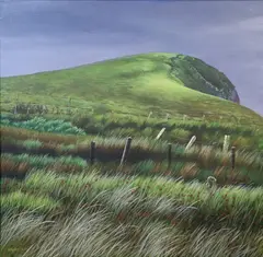 Raymond Kinghan, Belderrig Head, Acrylic on canvas