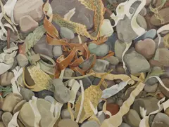 Eric Patton, Shore After Storm, Oil on board