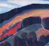 Peter Collis, Landscape, Oil on board