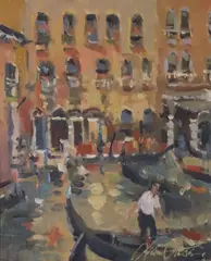 Evening, Venice by Liam Treacy, sold Oct 2022