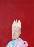 Tag Beckett, 1142 Days (A Paper Crown Is Still A Crown), Oil and aerosol on canvas