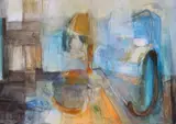 Manar Al Shouha, Irish House, Oil on canvas