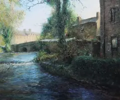 Shady Stream, Westport by Paul Kelly, Oil on canvas, sold Oct 2022