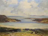 Padraic Woods, Seascape, Oil on canvas