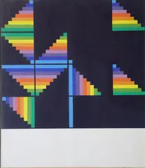 Christmas Card by Patrick Scott, Colour print, sold Oct 2022