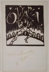 Micheál Mac Liammóir, Olympia, Woodcut