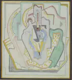 Evie Hone, Composition, Gouache