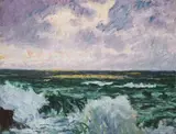 Roderic O'Conor, The Breaking Wave, (1898/1899) Oil on canvas