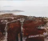 Arthur Armstrong, Rocky Landscape, 1968, oil on board