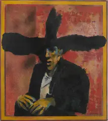 The Orientator by Charles Harper, Oil on canvas, sold Jun 2022