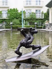 Surfer by Patrick O'Reilly, Bronze, sold Jun 2022