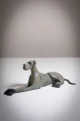 Dog Laying Down by Anthony Scott, Bronze, sold Jun 2022