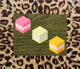 Robert Ballagh, Dolly Mixtures 8, collage on board